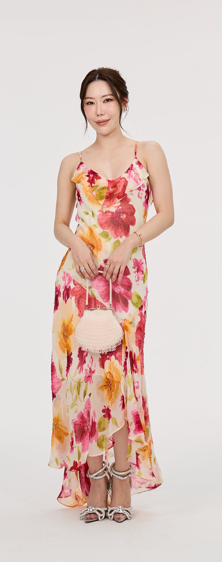 Cache Pink, Purple, Red Evening Gown P31